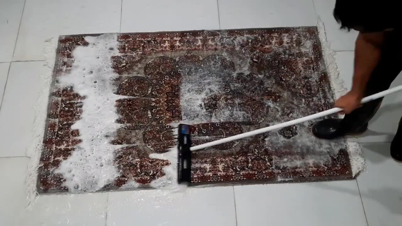 extremely dirty wet carpet cleaning satisfying rug cleaning asmr