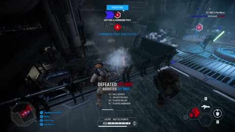 SWBF2 2017: Instant Action Mission (Attack) Rebel Alliance Endor Gameplay