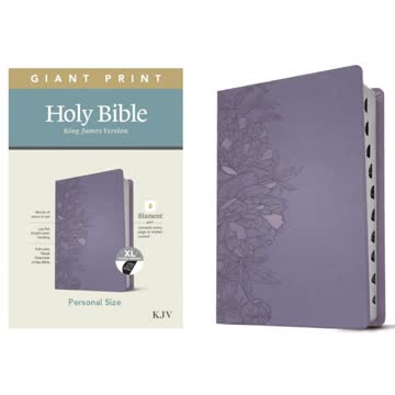 King James Version Personal Size Giant Print Holy Bible (Red Letter, Leatherlike Edition