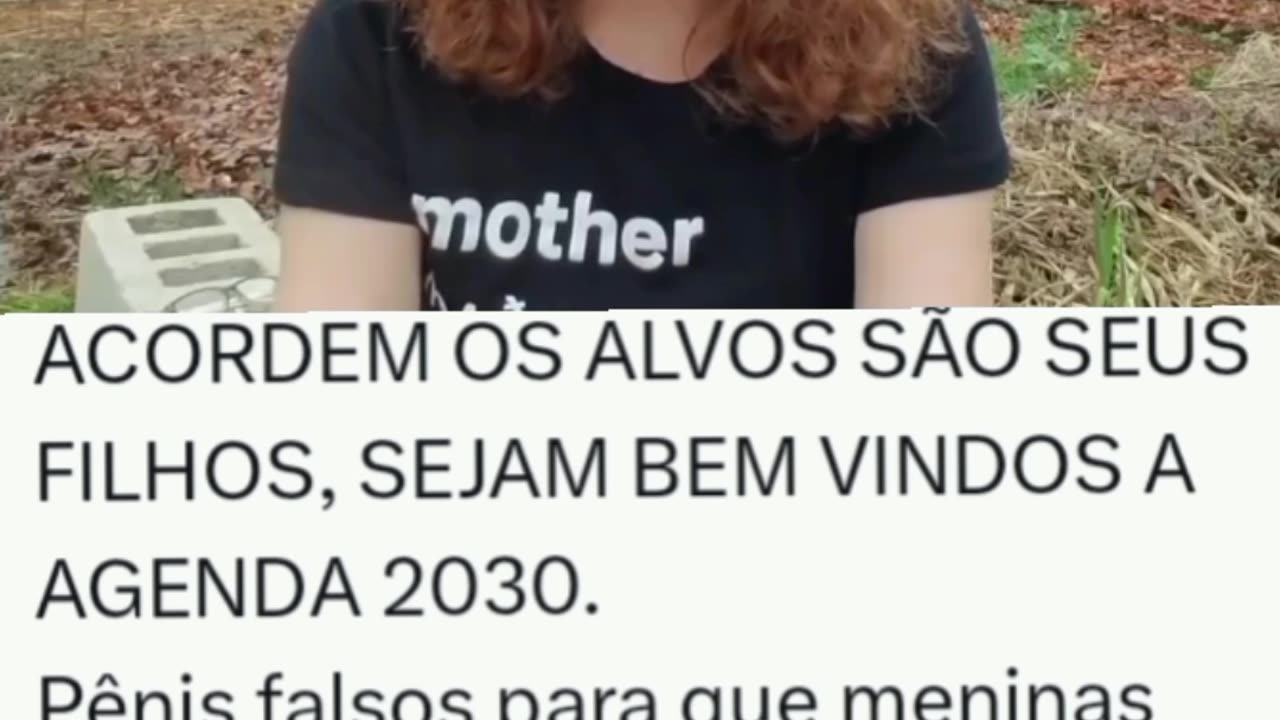 ACORDEM OS ALVOS SÃO SEUS FILHOS, SEJAM BEM VINDOS A AGENDA 2030.