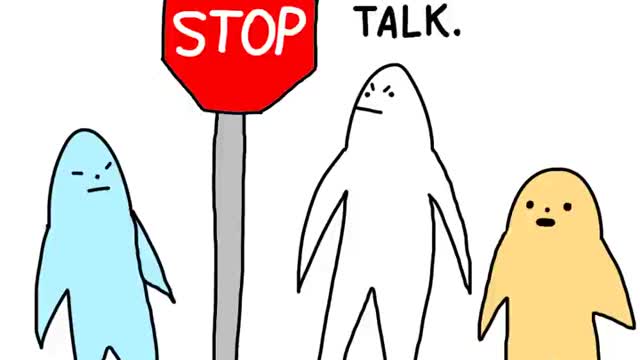 When someone telling you to stop