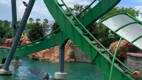 The Incredible Hulk Coaster Off-Ride Video (4K) - Islands of Adventure