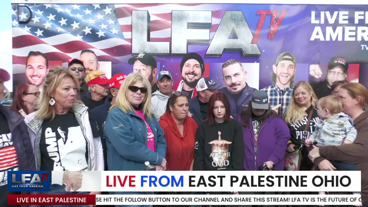 LIVE FROM EAST PALESTINE OHIO!