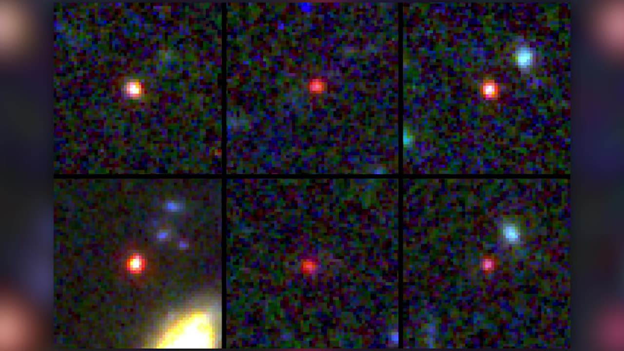 Six massive new galaxies spotted by Webb telescope