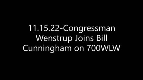 Wenstrup Joins the Bill Cunningham Show to Discuss the Path Forward in the 118th Congress