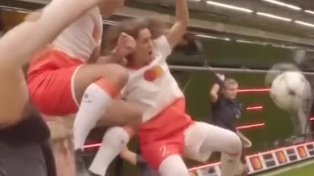 This is What a Zero Gravity Football Game Looks Like