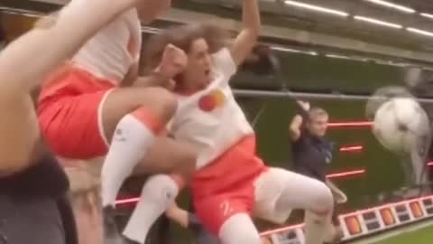 This is What a Zero Gravity Football Game Looks Like