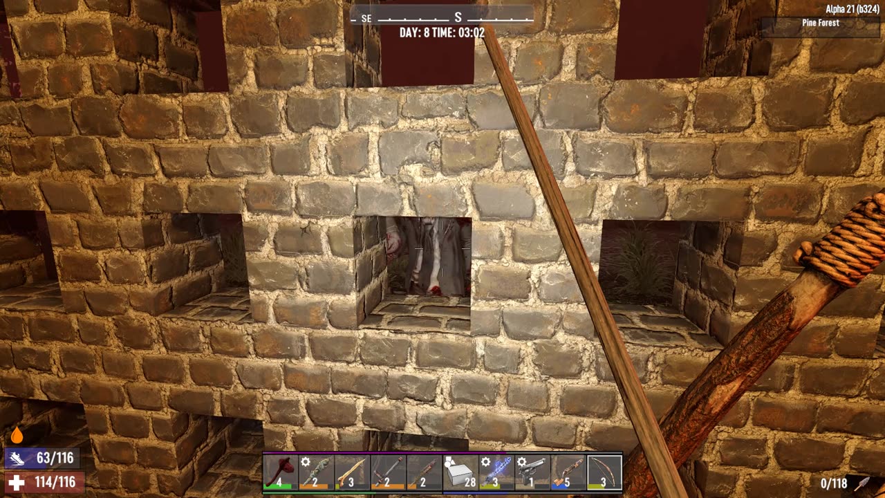 BradKuz76 7 Days To Die Alpha 21 7th Day Blood Moon