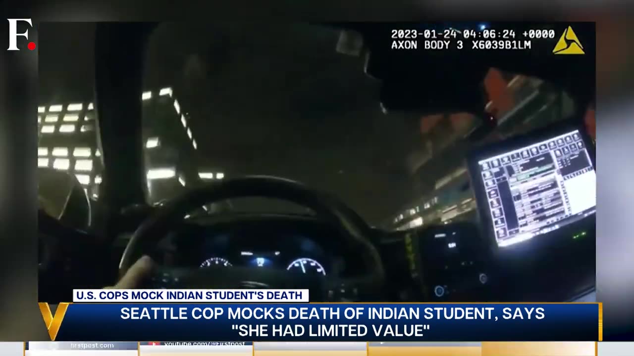 US cops joke about Indian Student death