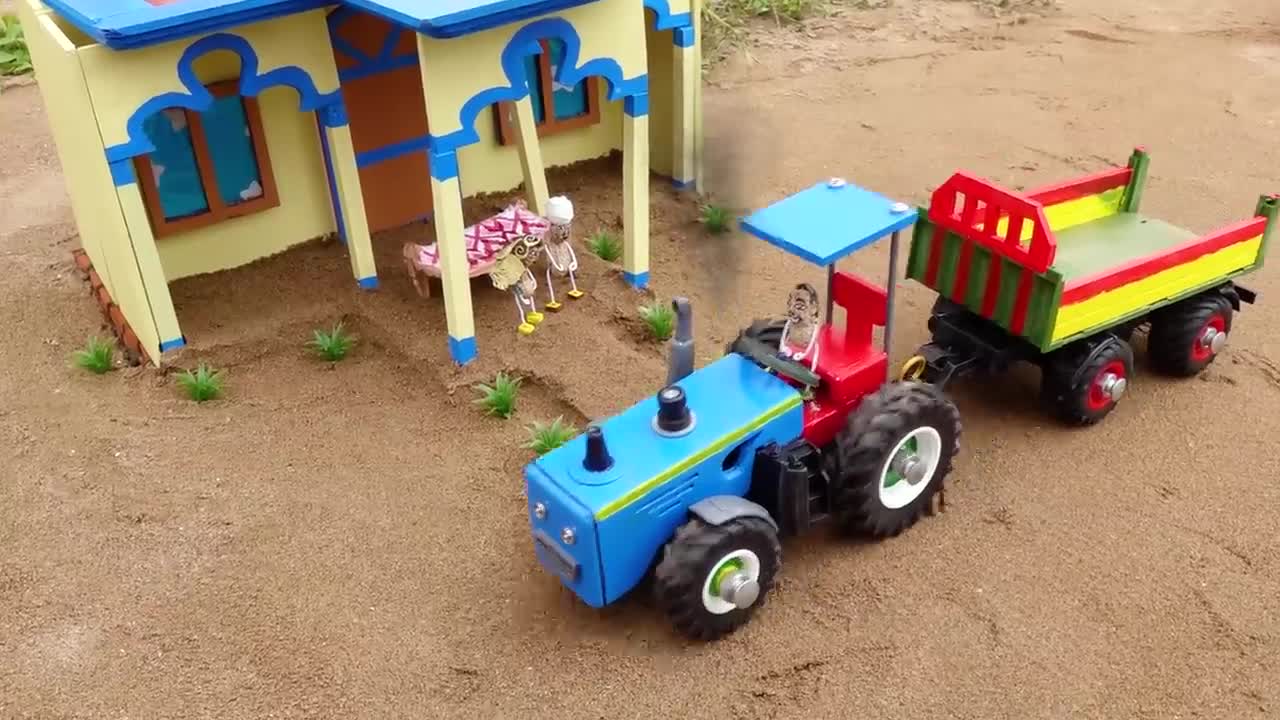 Diy tractor toys science project farming