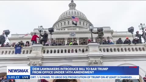 Democrats introduce bill to block Trump from holding office