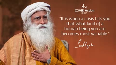 An Important Step To Take During COVID Pandemic - Sadhguru