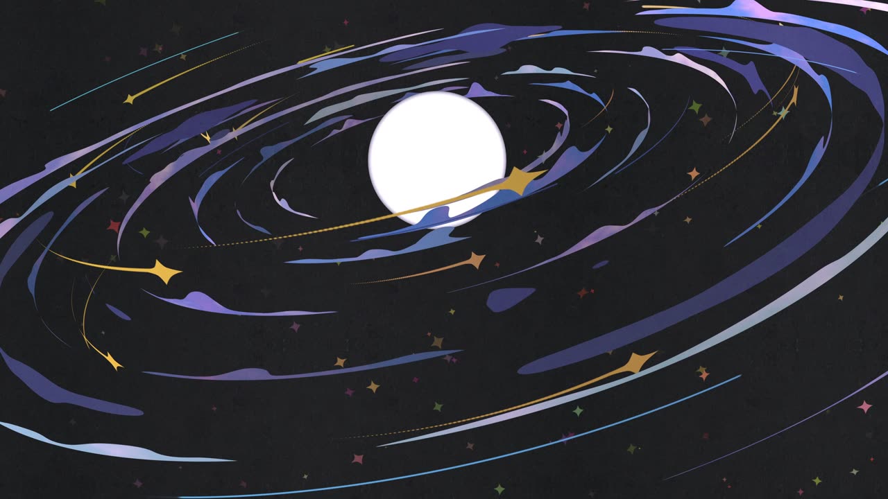 A Digital Animation of a Cosmic Scene
