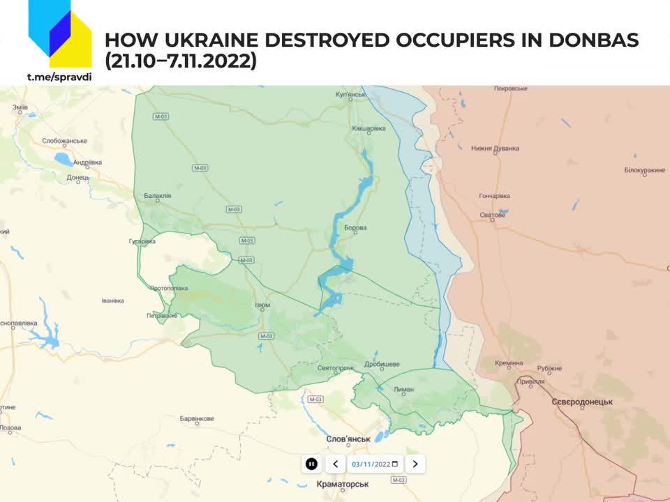 Operations in Donbas — October 21 through November 7