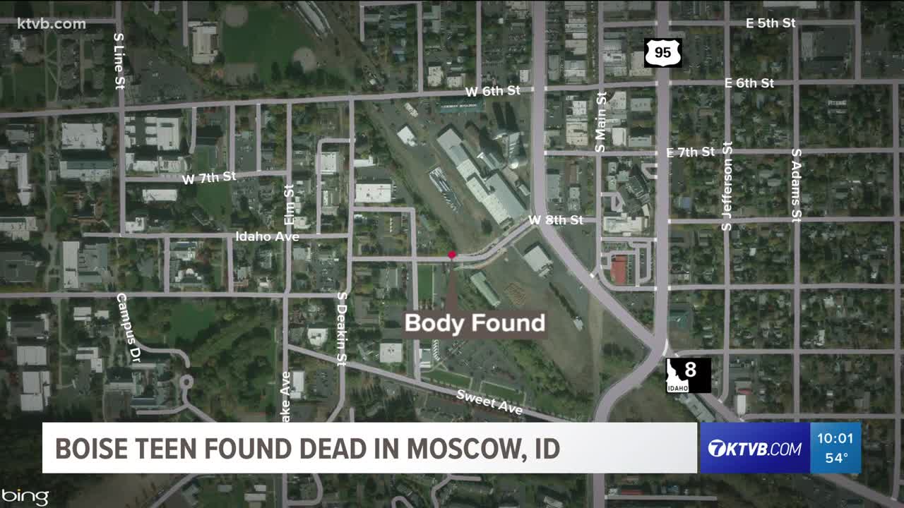 Body of 19-year old identified in Paradise Creek in Moscow Idaho