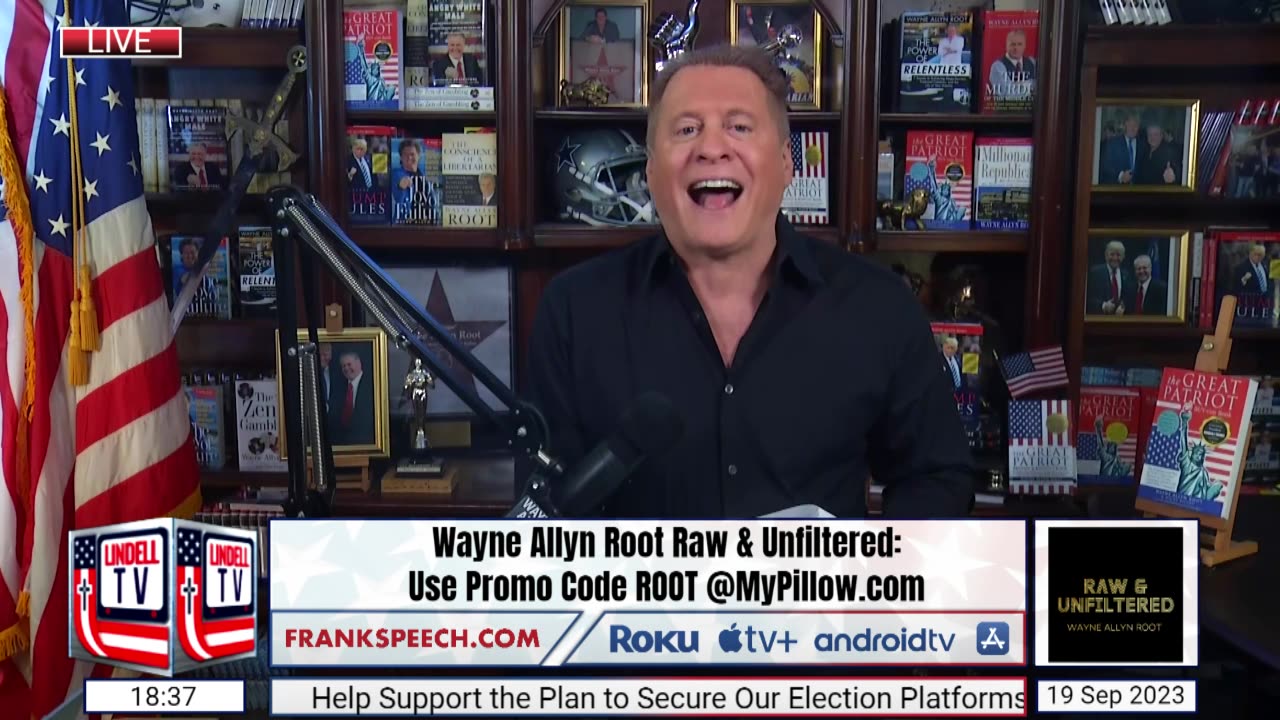 Wayne Allyn Root Raw & Unfiltered - September 19th, 2023