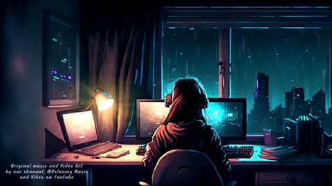 Rainy Vibes 🌧️ Calm Your Anxiety Lofi Trap Mix Streaming Music 🌙