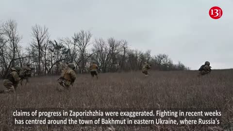 Ukrainian military hold offensive and assault drills in Zaporizhzhia region