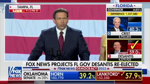 DeSantis BRINGS HOUSE DOWN after historic landslide victory in FL