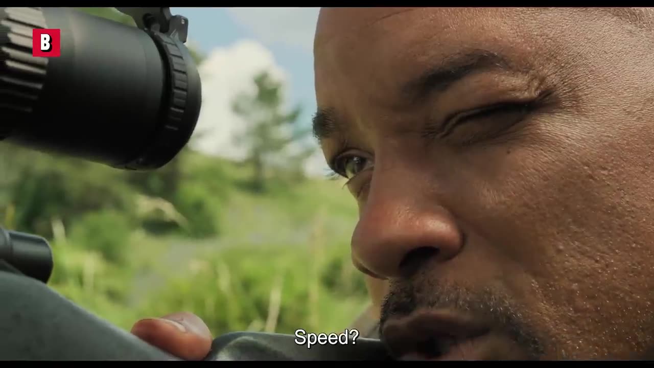 Will Smith's Epic Sniper shot 😱😳