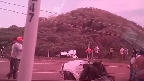 Accidente vía al Mar, junio 8 de 2023 (video 2)