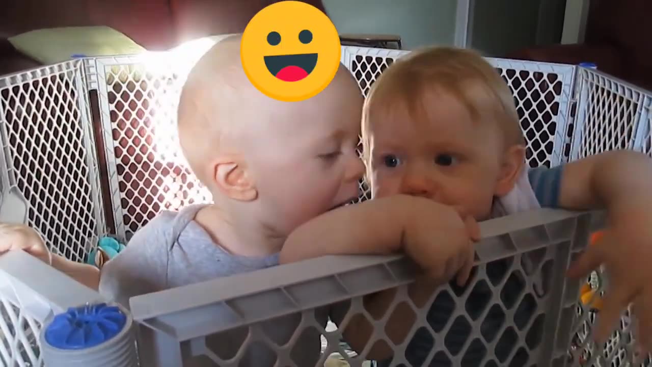 Funny babies doing baby stuff