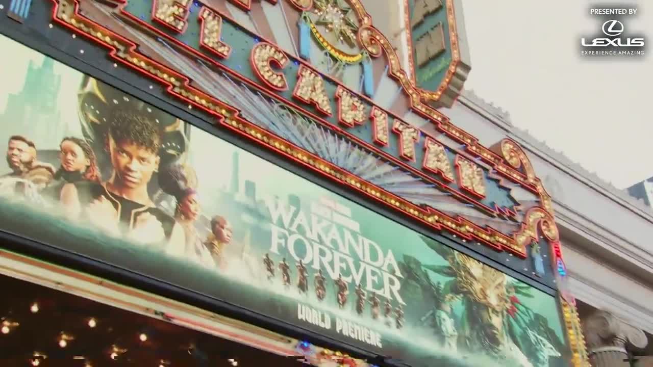 Black Panther Trivia At The Premiere Of Black Panther Wakanda Forever Presented By Lexus