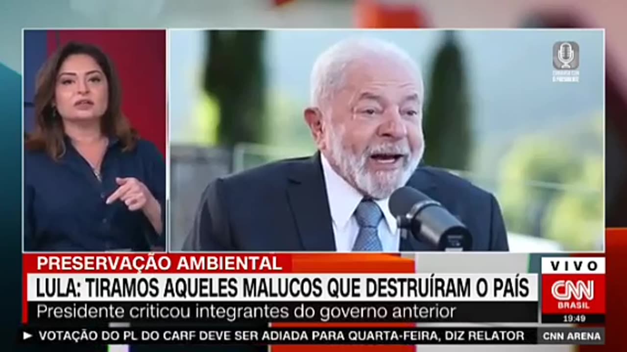 Lula: Nós tiramos aqueles malucos que destruíram o país