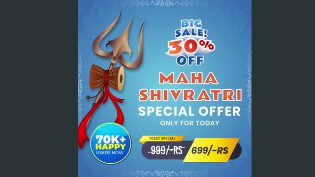 How To Make Festival Banner | Mahashivratri Poster Maker| Social Media Poster Maker