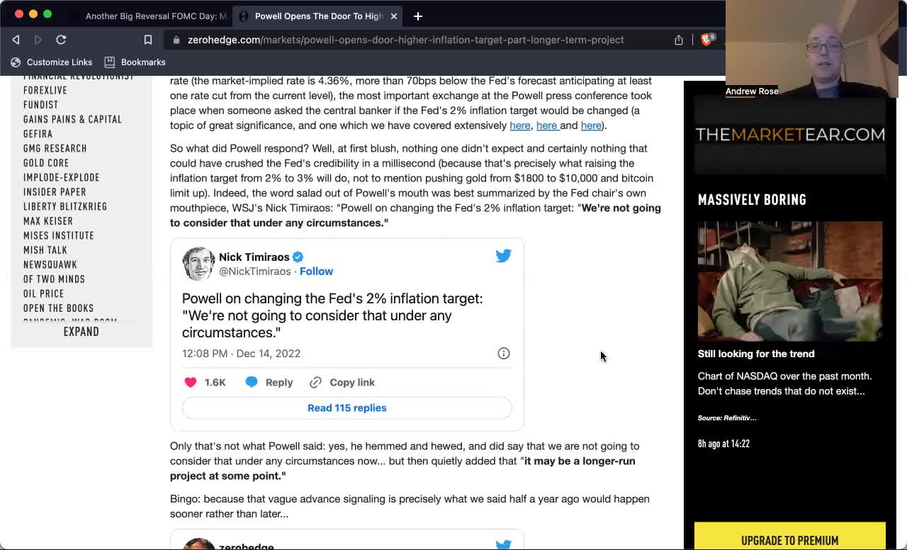 Federal Reserve FOMC Day Dec 2022 - What comes next in the future?