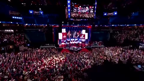 Trump triumphant with bandaged ear at GOP convention