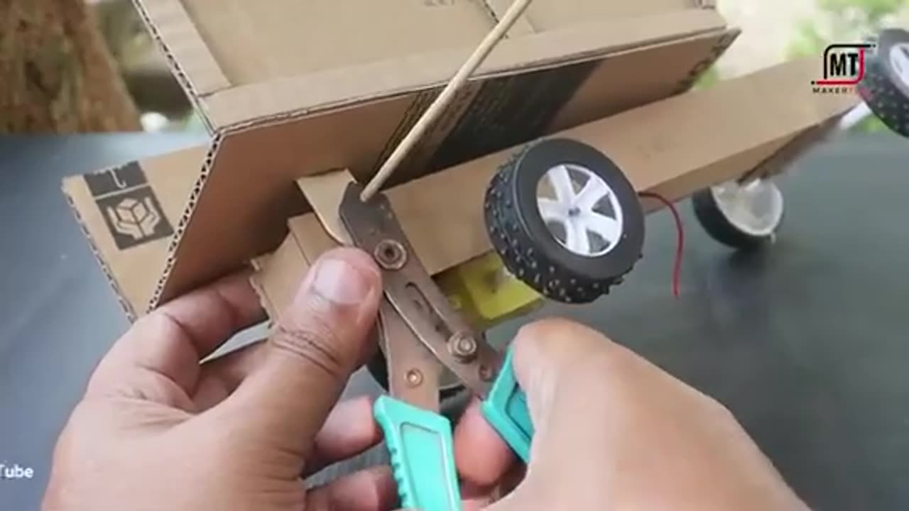 How to Make RC Dump Truck from Cardboard