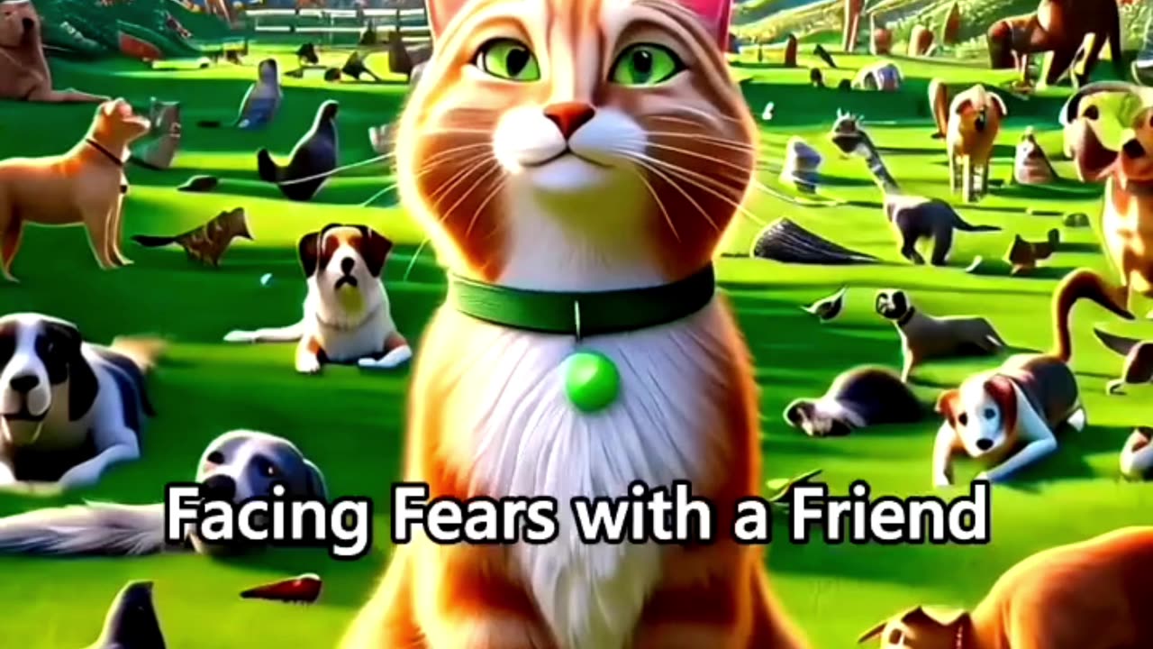 Feline Fearlessness: The Brave Cat's Adventure"