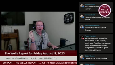 The Wells Report for Friday, August 11, 2023
