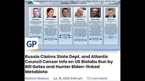 👀 US Biolabs Ran By Gates & Biden