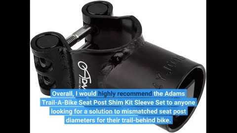 Customer Reviews: Adams Trail-A-Bike Seat Post Shim Kit Sleeve Set