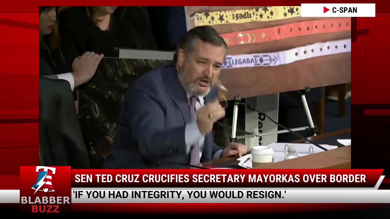 Sen Ted Cruz Crucifies Secretary Mayorkas Over Border