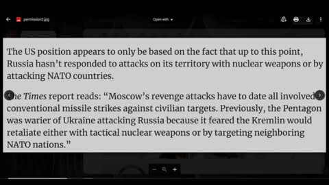Insanity -- U.S. 'Green Lighting" Ukraine Strikes Inside Russia?