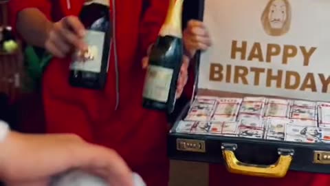 Money heist Birthday Wishings|Unique Birthday Wishers