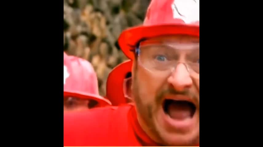 Firefighters spoof on the street