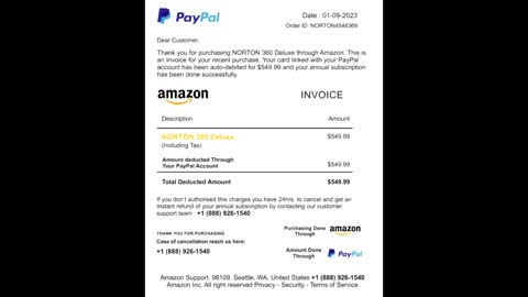 Outgoing Call To Alleged PayPal: 888-926-1540, 1/9/23