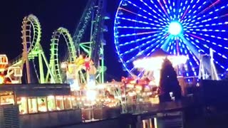 Wildwood NJ boardwalk at night summer of 2021