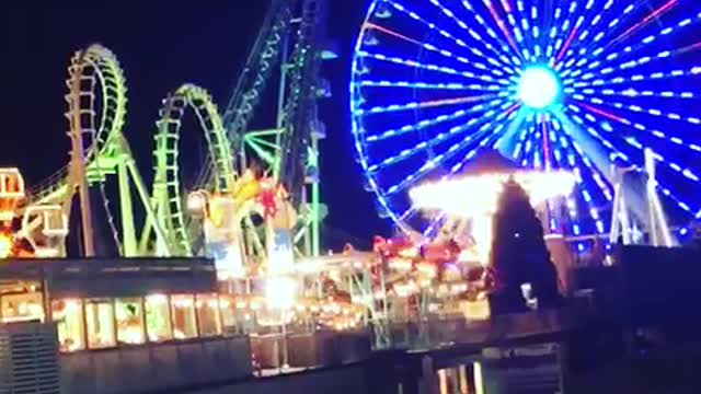 Wildwood NJ boardwalk at night summer of 2021