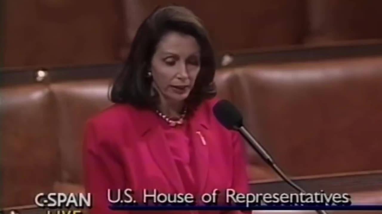 Nancy Pelosi endorsing UN Agenda 21 in 1992