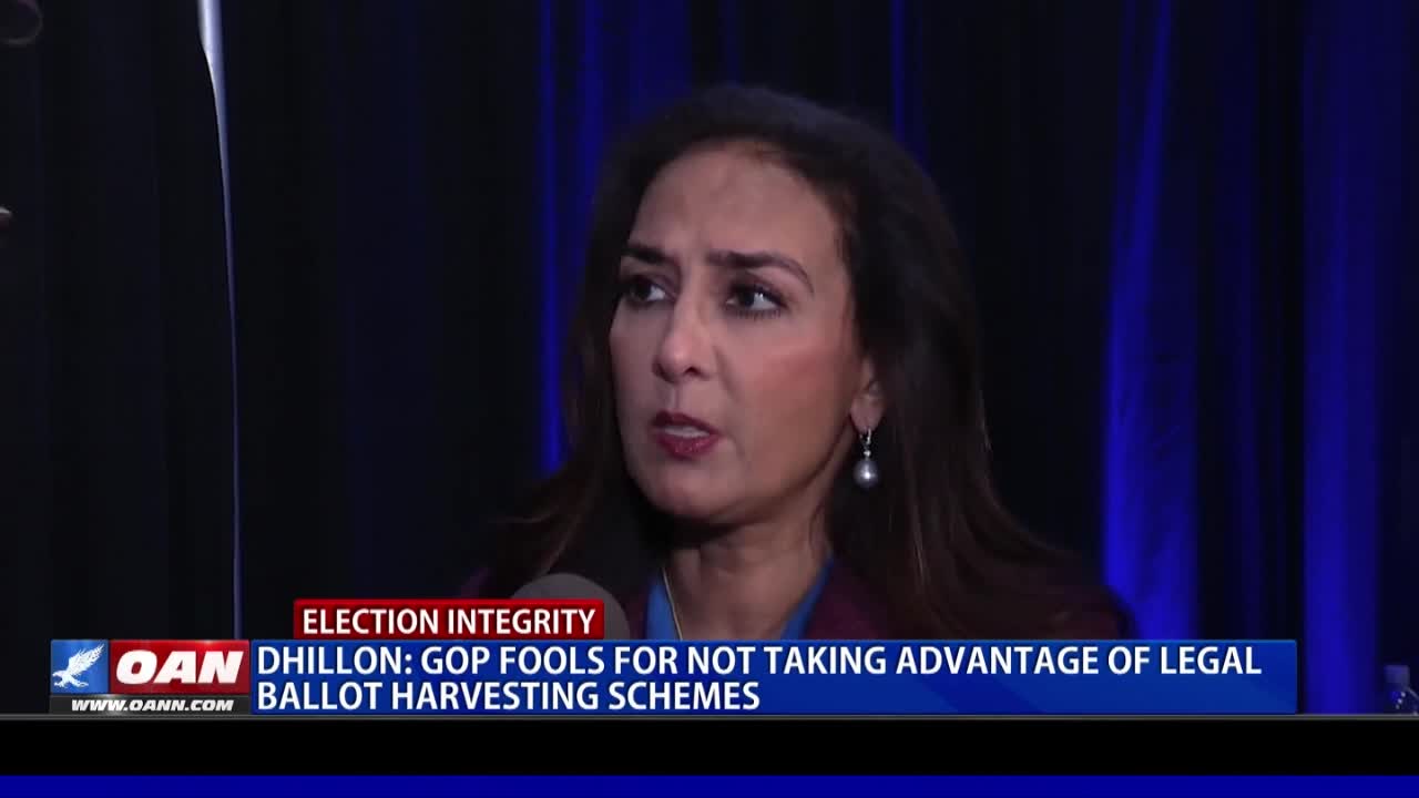 Dhillon: GOP fools for not taking advantage of legal ballot harvesting schemes