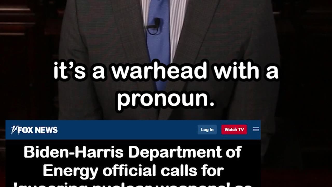 Biden-Harris DOE Official Calls for 'Queering Nuclear Weapons'