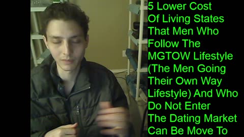 Outtake #116 Of 5 Lower Cost Of Living States That Men Who Follow The MGTOW Lifestyle Can Move To