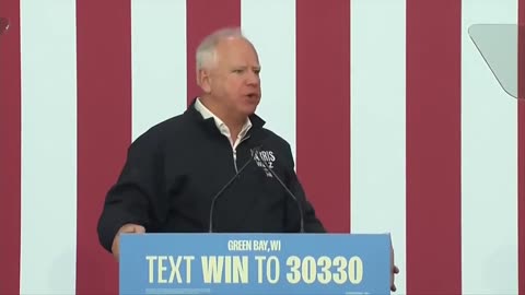 In a stunning move, Tim Walz comes out against the Biden/Harris administration