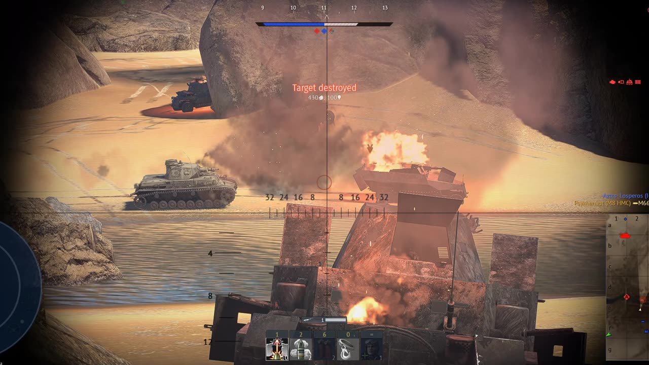 War Thunder - River Crossing Denied: 2 Kill Combo