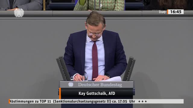Kay Gottschalk Rede vom 01.12.2022 (2) - Sanktionsdurchsetzungsgesetz II